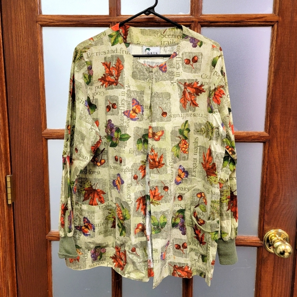 GUC GALS of California Scrubs Jacket, size Large-xl